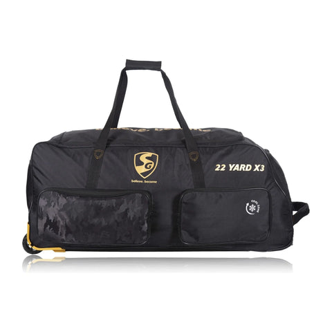 22 Yard X3 Wheelie Cricket Kit Bag - SG