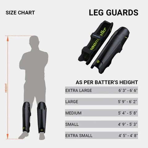 Moonwalkr Cricket Leg Guards | Batting Pads