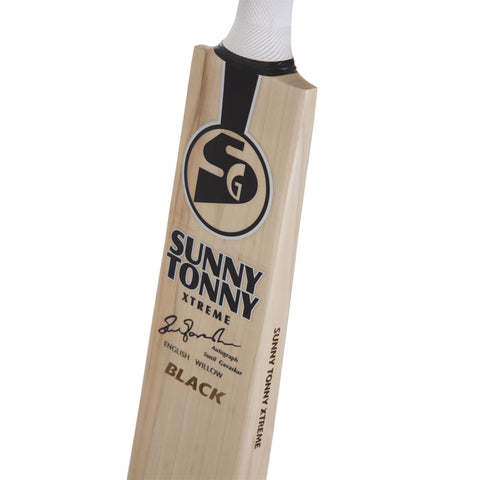 Sunny Tonny Xtreme Black Edition English Willow Cricket Bat - SG