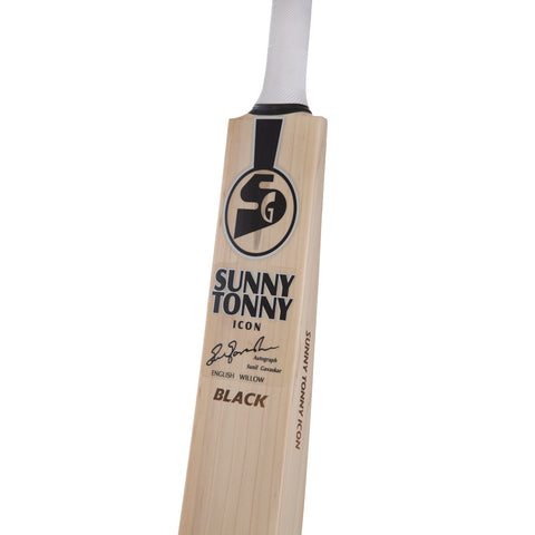 Sunny Tonny Icon Black English Willow Cricket Bat - SG