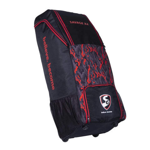 Savage X4 Duffle Wheelie Cricket Kit Bag - SG